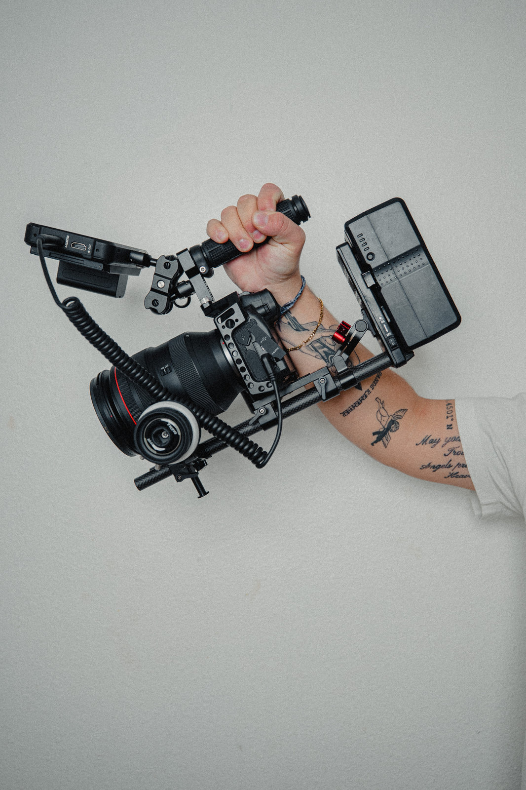 Echipament profesional de filmare utilizat in productie video creativa in Bucuresti